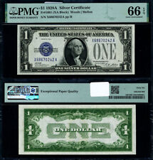 FR. 1601 $1 1928-A Silver Certificate X-A Block Gem PMG CU66 EPQ picture