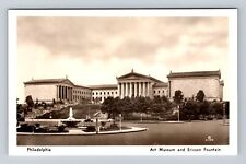 Philadelphia PA- Pennsylvania, Museum Of Art Parkway, Antique, Vintage Postcard picture
