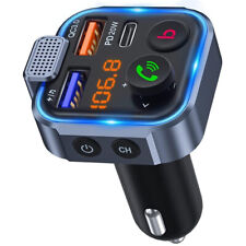Bluetooth FM Transmitter Car Adapter 38W USB Charger Wireless Radio MP3 Handfree picture