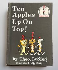 Vtg Ten Apples Up On Top Book 1961 Dr Seuss by Theo LeSieg Illustrate Roy McKie picture