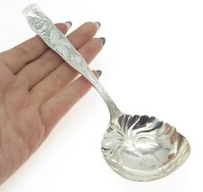 TOWLE 925 Sterling Silver Antique Victorian 1887 Orchids Jelly Spoon picture