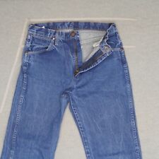 VINTAGE Wrangler Men Jeans 30x32 Blue Denim 13MWZ Straight Mid Rise Pockets picture