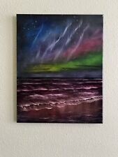 Aurora Florida Seascape original Oil Painting On Canvas 16x20 In picture