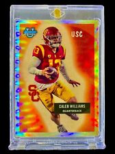 CALEB WILLIAMS ROOKIE REFRACTOR Orange RC Card Holo SP Insert Parallel - USC picture