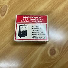 Micronta 1.000 Ohms/Volts Multitest New Old Stock Retro Vintage picture
