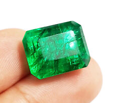 Natural Colombian Green Emerald 11.25 Ct Emerald Cut Loose Gemstone picture