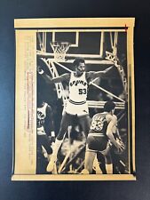 1982 Spurs Artis Gilmore Vs Suns Alvin Adams Type 3 8x11 Original Photo picture