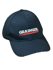 Grainger Industrial Supplies Spellout Logo Baseball Hat Cap in Black Adjustable picture