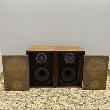 Vintage Wharfedale Achromatic Systems W20D Speakers TESTED/NEEDS ONE  TWEETER picture