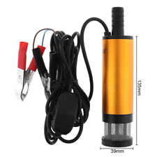 12V Mini Refueling Submersible Diesel Fuel Water Oil Transfer Drum Pump 8GPM picture