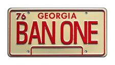 Smokey and the Bandit | 1977 Trans Am | BAN ONE | STAMPED Prop License Plate picture