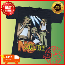 vtg 90s No Doubt bootleg rap Black All Size T-Shirt PA7823 picture
