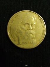 RARE 1996 AUSTRALIAN $1 ONE DOLLAR COIN FATHER OF FEDERATION SIR HENRY PARKES C picture