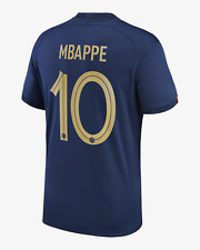 France Home Jersey #10 Mbappe Large Nike World Cup Soccer picture