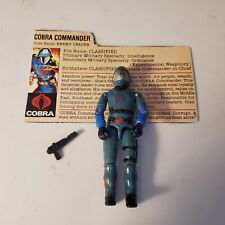 Vintage GI Joe Figure 1983 Cobra Commander Complete With File Card picture