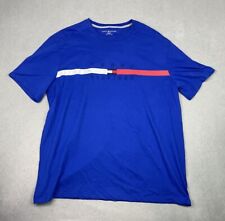 Tommy Hilfiger Men T-Shirt Big Logo Short Sleeve Graphic Tee Flag Shirt 2XL NWT picture