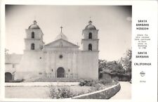 RPPC Santa Barbara Mission Frashers 1940s * picture