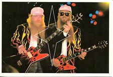Vintage Original 1980s?  Music Promotional Postcard Of ZZ TOP By Photogeny VGC picture