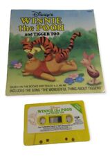 Disney's Winnie the Pooh & Tigger Too Hardcover Vintage Book with  Cassette  picture