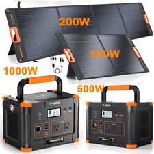 Solar Generator Portable Power Station with 1000W Foldable Solar Panel picture