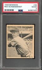1948 Bowman #38 Red Schoendienst Rookie PSA 2 St. Louis Cardinals Baseball Card picture