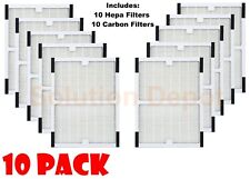 10 Pack Hepa + Carbon Filters For Idylis A IAP-10-100, IAP-10-150, IAF-H-10  picture