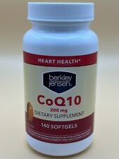 Berkley Jensen 200 mg CoQ10 Sealed NEW 140 SOFTGELS EXP 12/25 picture