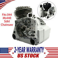 Fits 044 Ms440 Stihl Chainsaw Engine Motor Crankcase Cylinder Piston Crankshaft picture