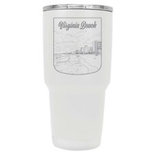 Virginia Beach Virginia Souvenir 24 Oz Engraved Insulated Stainless Steel picture
