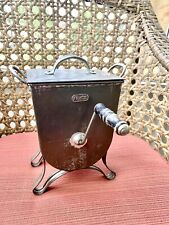 ANTIQUE FRIES HAND CRANK BUTTER CHURN MIXER TIN Excellent Condition picture