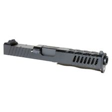 Complete Slide for Glock 17 Gen 1-3 - Lightning Cut RMR Slide - Assembled picture