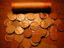 1955-S LINCOLN WHEAT CENT PENNY ROLL, 50 NICE COINS picture