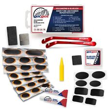 RocRide 36-PC Bike Inner Tube Repair Kit with Vulcanizing and Glueless Patches picture