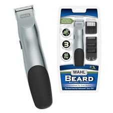 WAHL Groomsman Battery Operated Facial Hair 1 Count (Pack of 1), Silver  picture