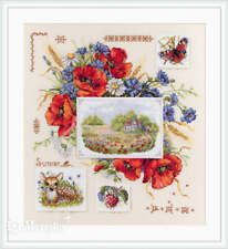 Merejka Counted Cross Stitch Kit Summer Sampler K-130 picture
