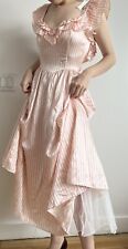 pink & white Vintage gunne sax dress picture