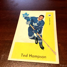 1959 - 60 Parkhurst #34 Ted Hampson Toronto Maple Leafs picture