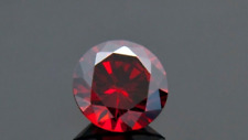 2 Ct Natural Red Diamond Round Cut D Grade VVS1 +1 Free Gift Rec Q10 picture