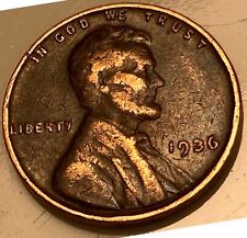 RARE 1936 Lincoln Lg DATE? Penny Ireg Wheat no Mt Mrk STRIKE NICE  picture