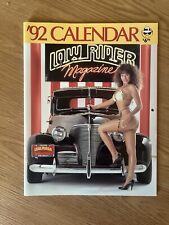 LOWRIDER MAGAZINE*1992 CALENDAR*VINTAGE*BRAND NEW*VERY RARE*COLLECTIBLE* picture