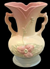 Vintage Hull Pottery Double Handle Wildflower Vase,  Stamp W-1-5 1/2, 5.5