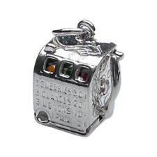 STERLING SILVER MOVING FRUIT/SLOT MACHINE CHARM picture