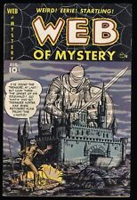 Web of Mystery #4 FN+ 6.5 Pre-Code Horror Ace Magazines 1951 picture