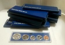 1  (NOS) 1966 US Mint - Special Mint Set (SMS) - 5 Coins w/ Original Box & Case picture