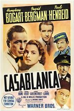 Casablanca - Vintage Movie Poster - Humphrey Bogart - US Release #5 picture