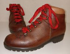 Raichle Mens Sz 6M Vintage Distressed Brown Leather Hiking Mountaineering Boots picture