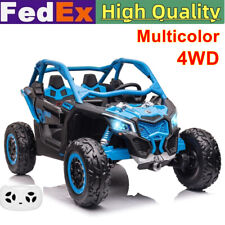 Can-Am Licensed 24V Kids Ride on Car UTV 4WD 800W RC MP3 All Terrain Tire Buggy picture