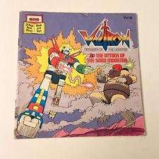 Vtg 1985 Voltron The Attack of the Sand Monster Read Along Book Only No Tape picture