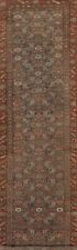 Pre-1900 Bidjar 18 ft. Long Runner Antique Rug Wool Hand-knotted Carpet 3x18 picture