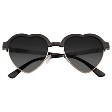 Cute Vintage Half Frame Inspired Heart Shape Sunglasses picture